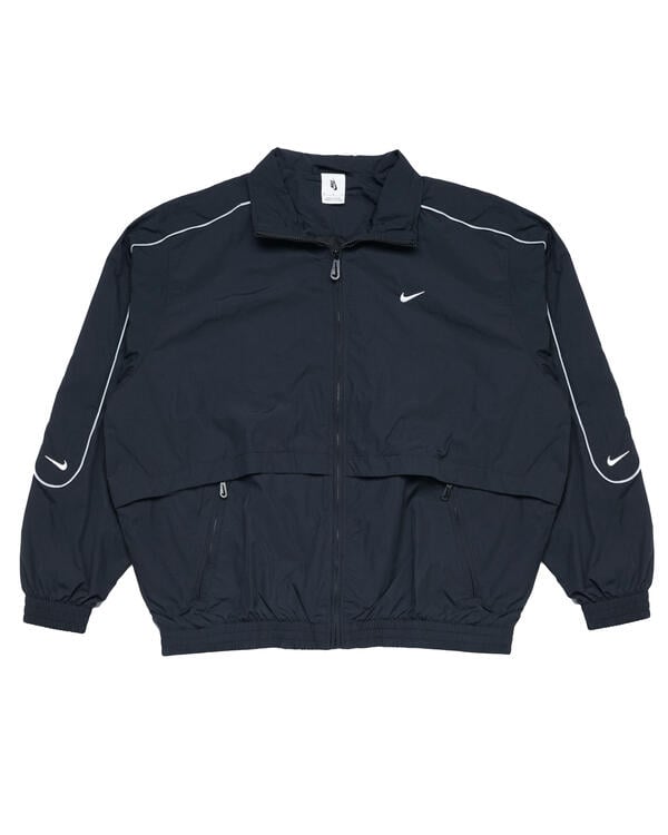 Nike logo hot sale track jacket